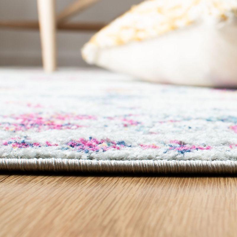 Madison 700 MAD798 Power Loomed Indoor Area Rug - Grey/Purple - 9'x12' - Safavieh