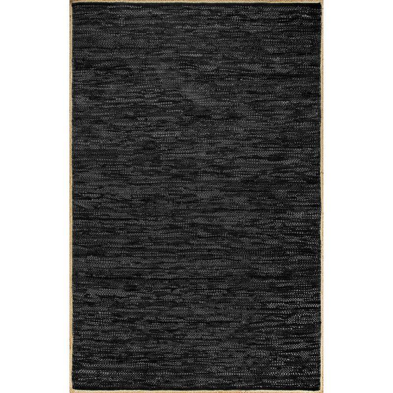 Nuloom Sabby Hand Woven Leather Flatweave Indoor Area Rug 8x10