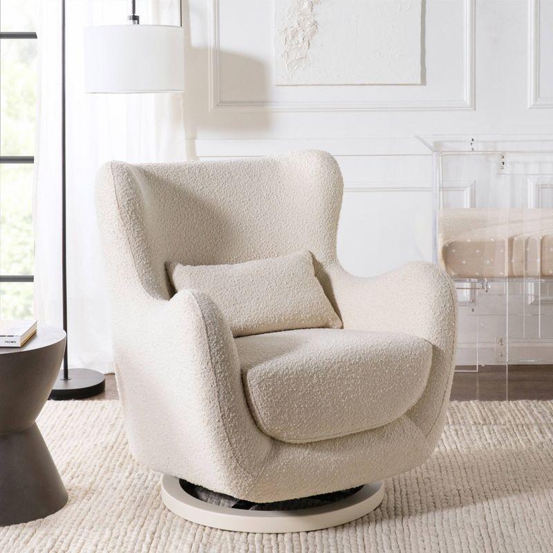 Solstice Swivel Glider in Boucle