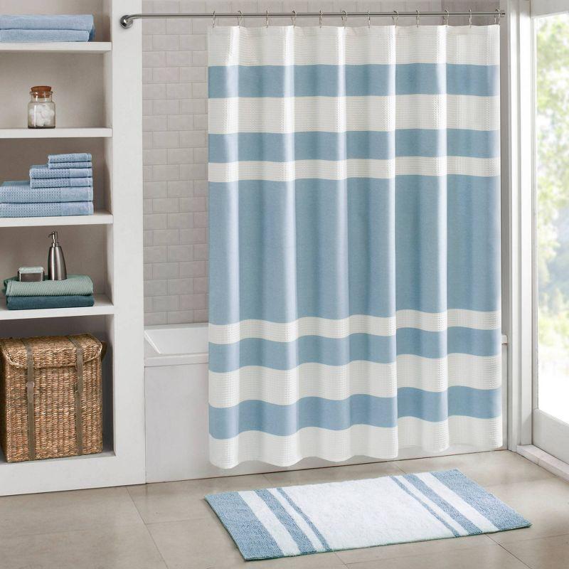 Madison Park Cotton Reversible Bath Rug