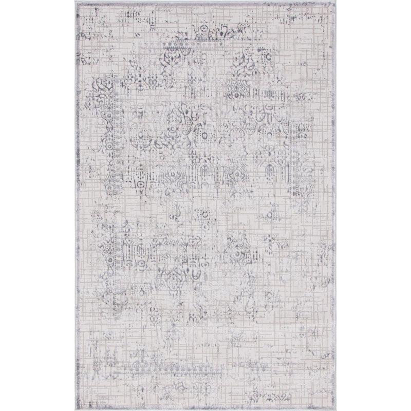Unique Loom Aberdeen Collection Area Rug - Stanhope (5' 1" x 8' Rectangle Gray/Beige)