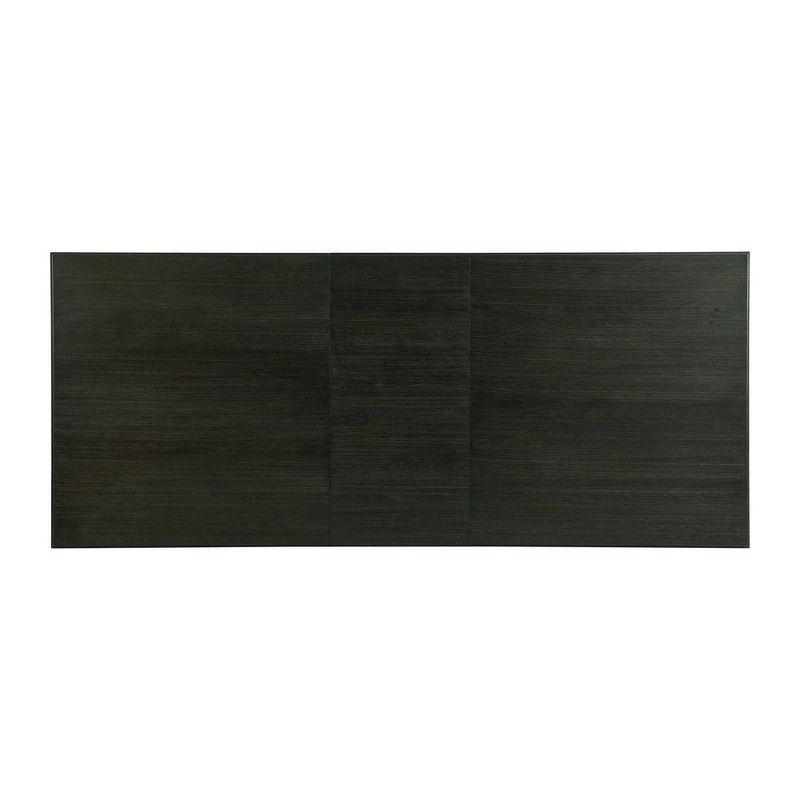 Holden Rectangular Standard Height Dining Table Top Black - Picket House Furnishings: With 20" Extension Leaf, Seats 4