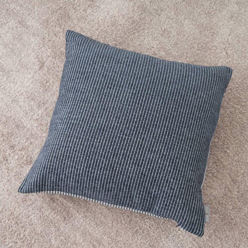 EverGrace Elsa Reversible Pinstripes Striped Reversible Throw Pillow