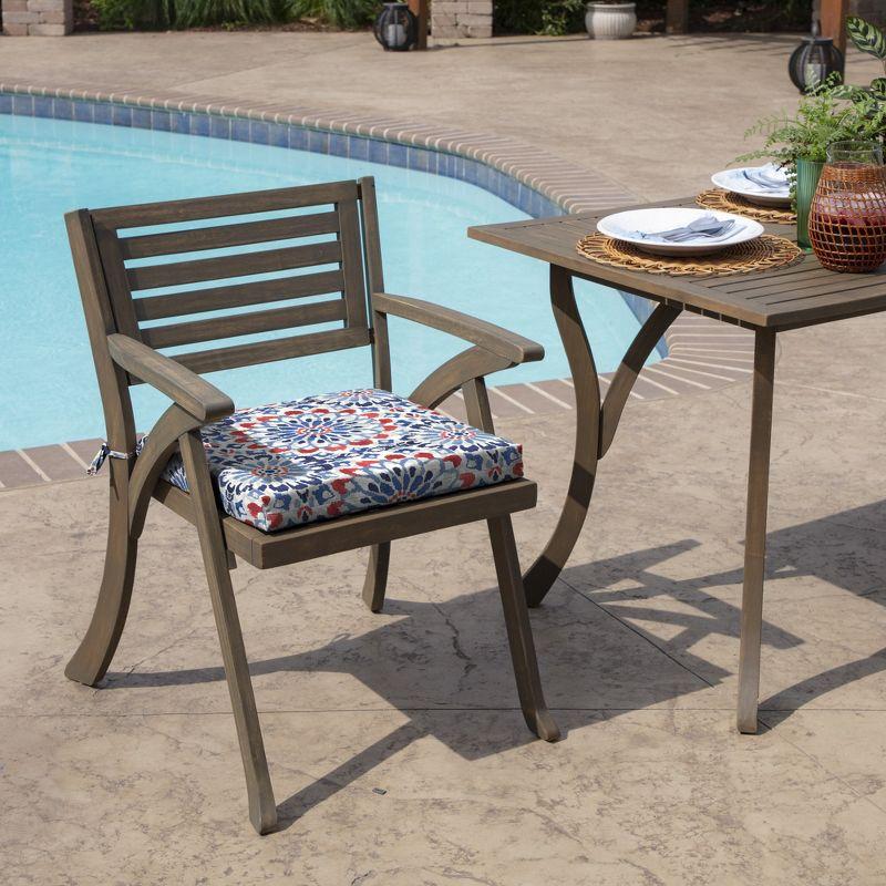 Arden Selections Outdoor Seat or Rocking Chair Cushion, 19 x 18, Water Repellent, Fade Resistant