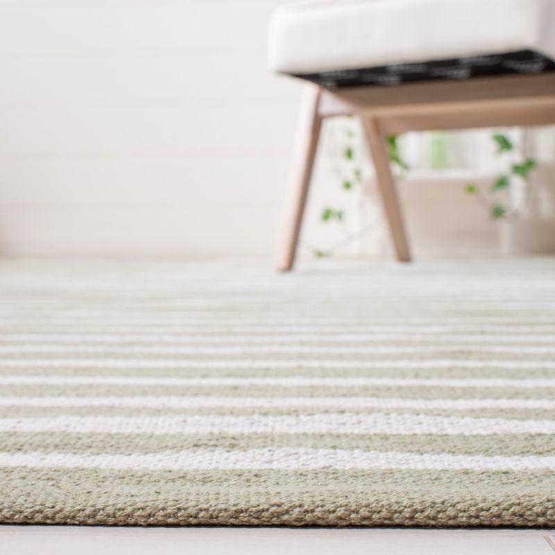 Montauk MTK313 Hand Woven Indoor Area Rug - Light Green/Ivory - 9'x12' - Safavieh