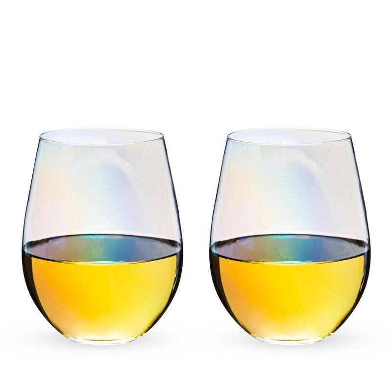 Luster Stemless Wine Glasses (Set of 2)