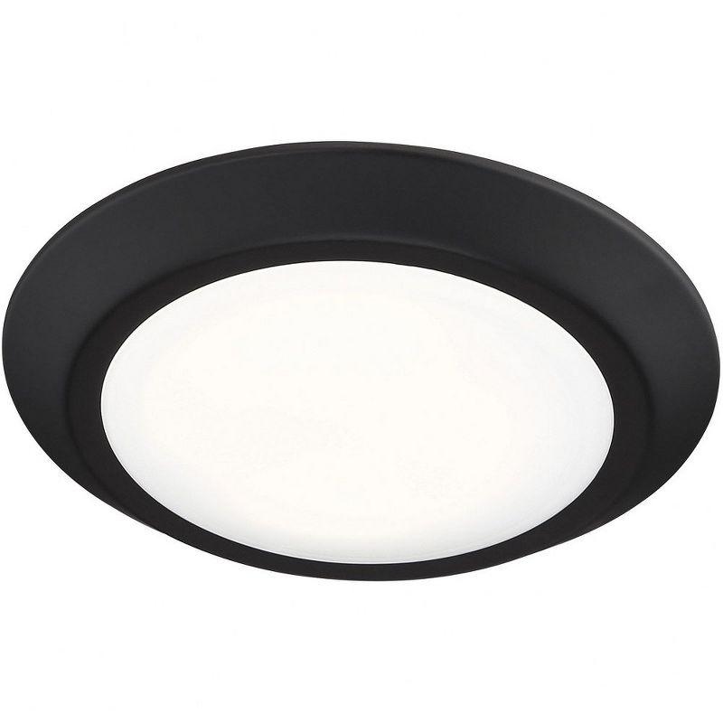 White Glass LED Indoor/Outdoor Flush Mount Light