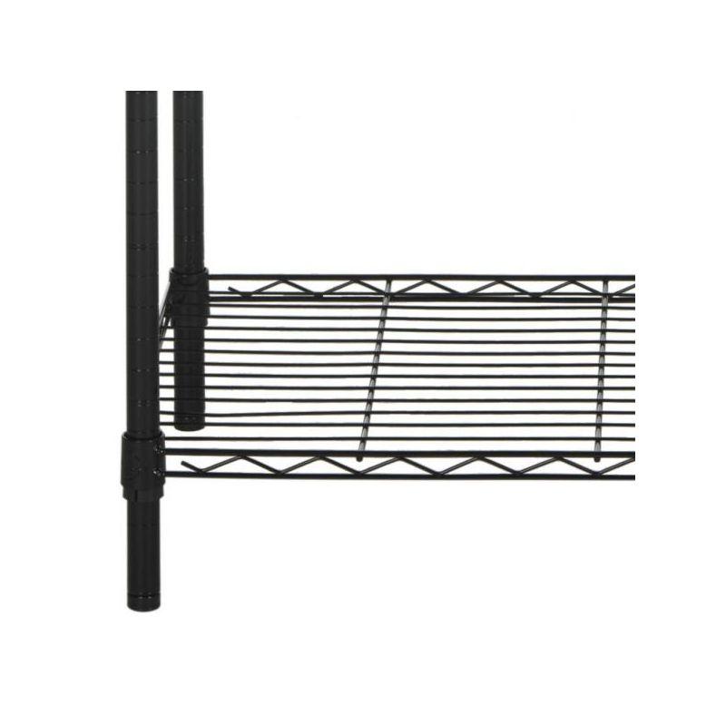 Alpha 5 Tier Shelving - Black - Safavieh