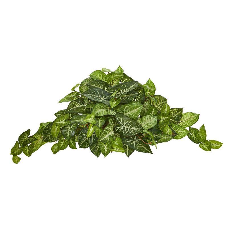 Nearly Natural 36-inch Green Nephthytis Artificial Ledge Plant