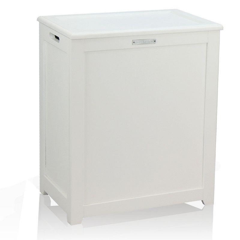 Wood Cabinet Laundry Hamper with Handles