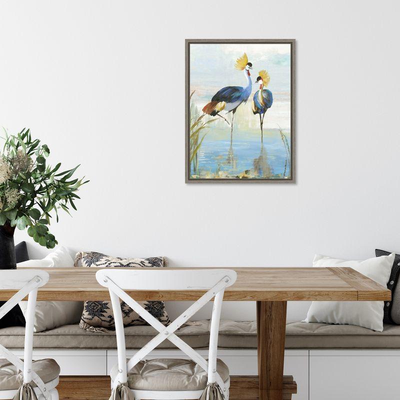 Amanti Art Heron Pairing by Aimee Wilson Framed Canvas Wall Art