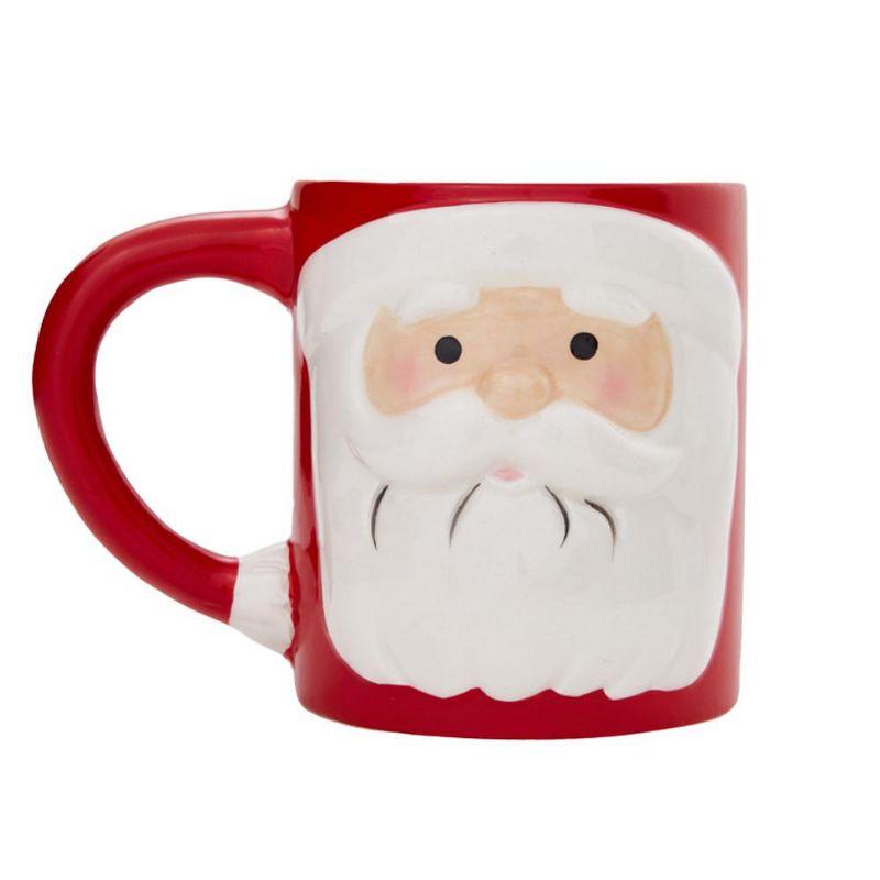 Ralme Santa Claus Mug for Kids or Adults - Large Ceramic Christmas Coffee or Hot Cocoa Mug, 15 oz.