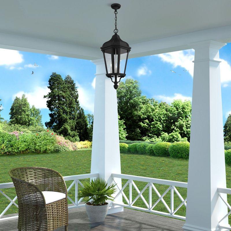 Livex Lighting Morgan 3 - Light Pendant in  Textured Black