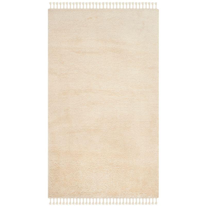 Casablanca CSB150 Hand Knotted Indoor Area Rug - Beige - 5'x8' - Safavieh