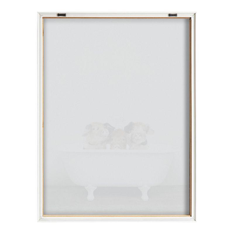 Red Barrel Studio® " Three Little Pigs In Vintage Bathtub " by Amy Peterson