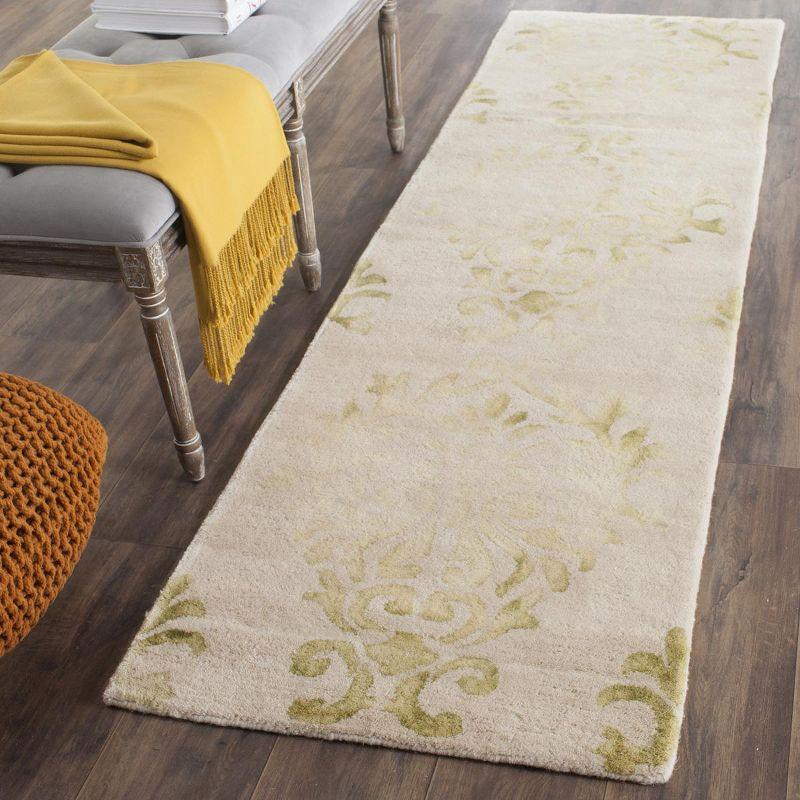 Dip Dye DDY516 Hand Tufted Runner Rug - Beige/Green - 2'3"x8' - Safavieh.