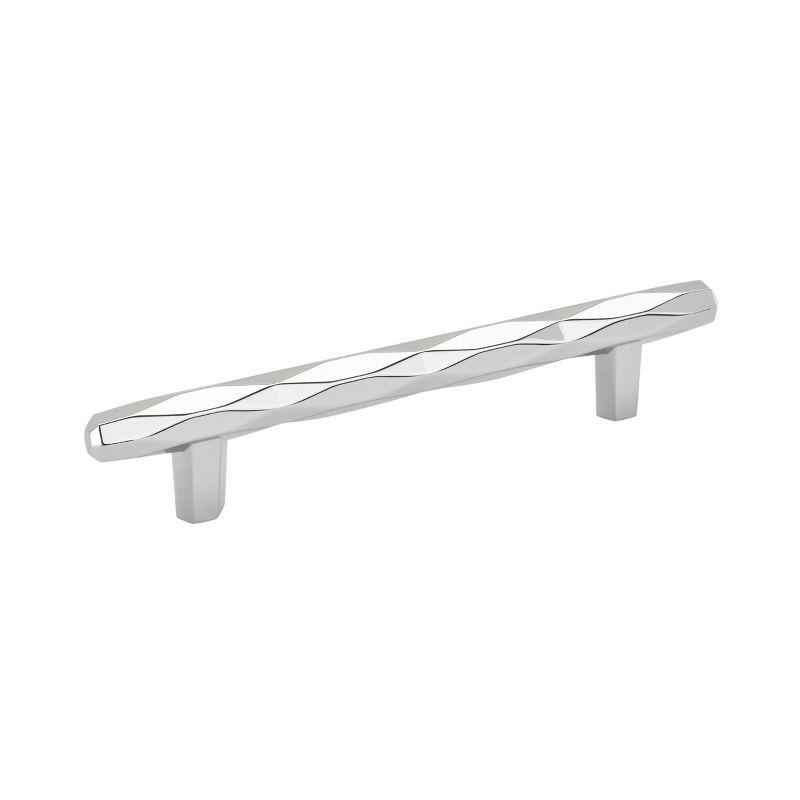 Polished Chrome 5-1/16" Center-to-Center Cabinet Pull