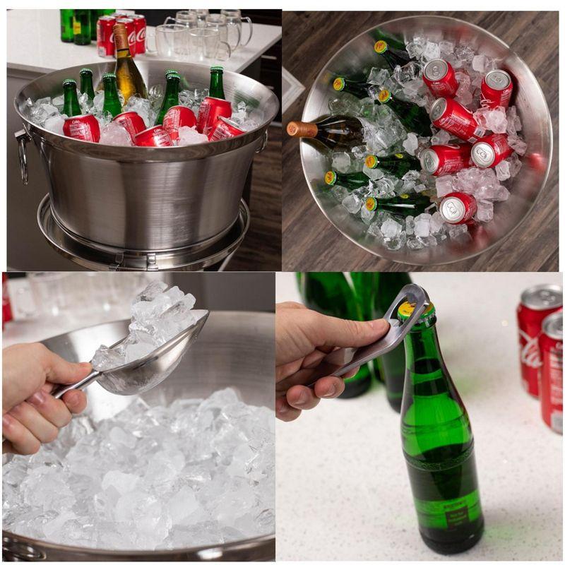 BirdRock Home Stainless Steel Bucket Stand