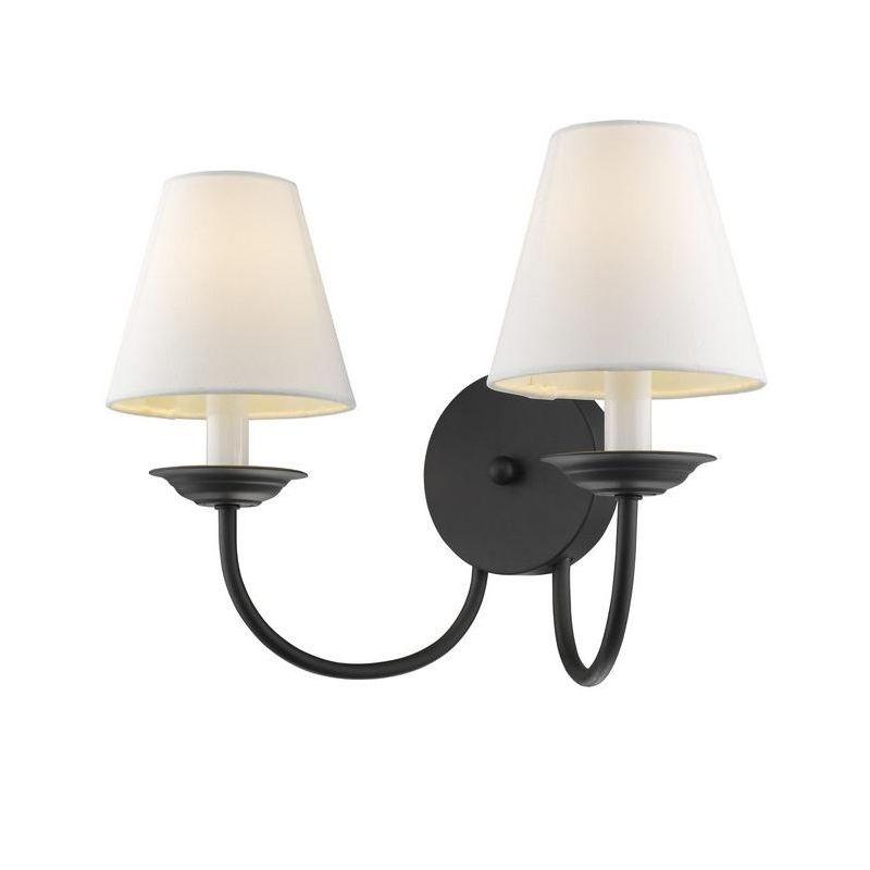 Livex Lighting Mendham 2 - Light Wall Light in  Black