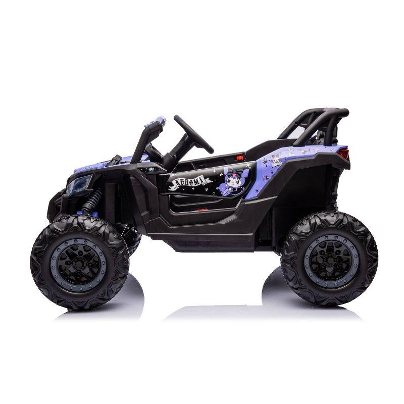 Kuromi Black 12V Adventure UTV Ride-On Toy Car