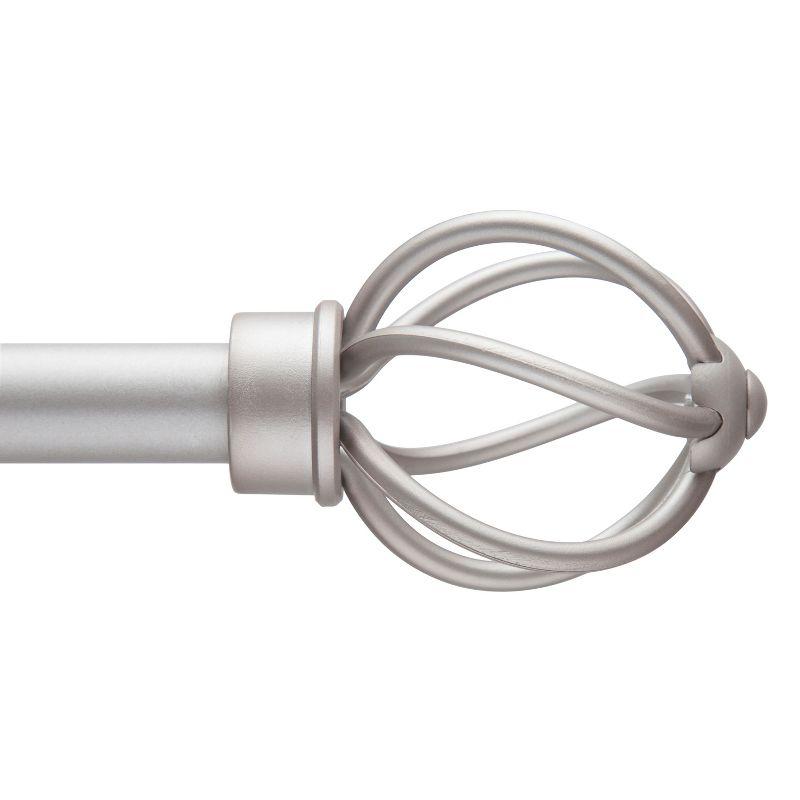 Kenney Steel Adjustable Single Curtain Rod