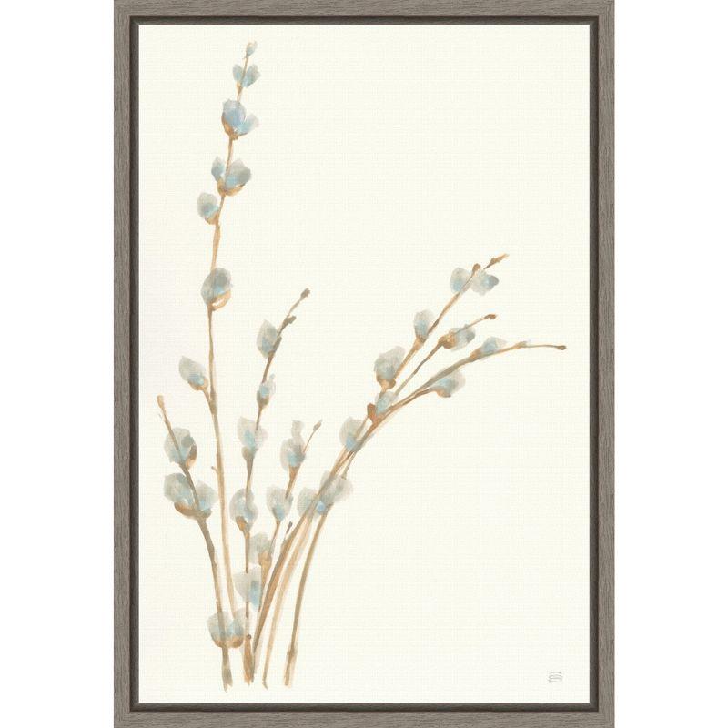 Willows III Framed Canvas Wall Art Print 16 x 23-in