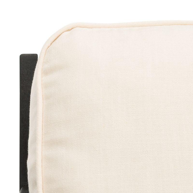 Nico Mid Century Accent Chair - ACH4501A - Bone/Black - Safavieh