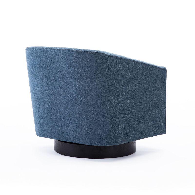 Donovan Upholstered Swivel Barrel Chair