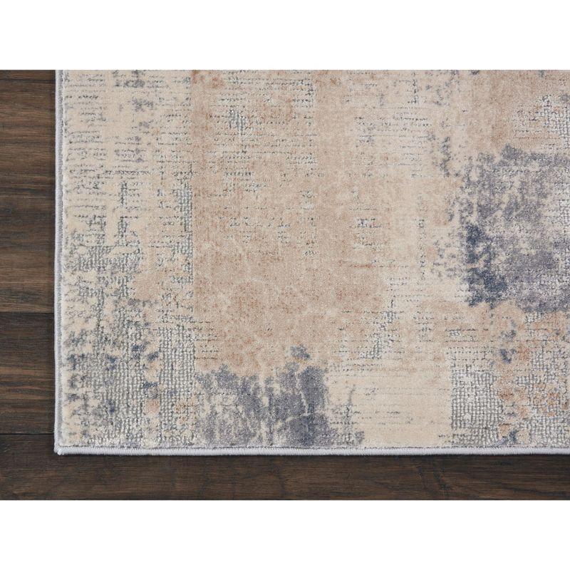Nourison Rustic Textures Contemporary Abstract Indoor Area Rug Beige/Grey 2'2" x 7'6"
