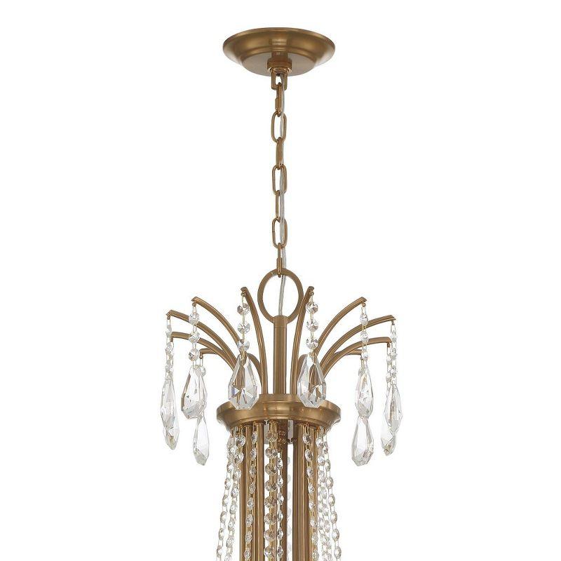 Crystorama Lighting Karrington 12 - Light Chandelier in  Aged Brass