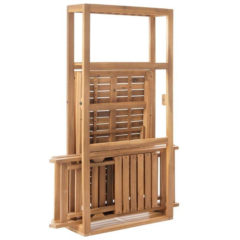 Griffen Balcony Patio Outdoor Dining Cabinet Set  - Safavieh