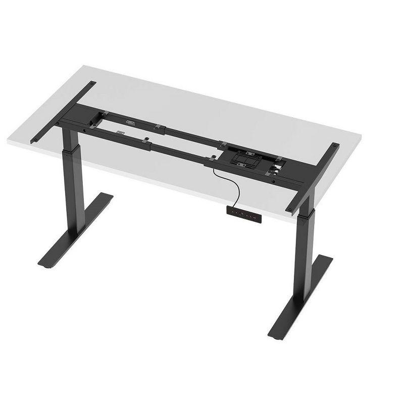 Monoprice Dual Motor Easy Assembly Folding Sit-Stand Desk Frame, Max 265 lbs Weight Capacity - Workstream Collection