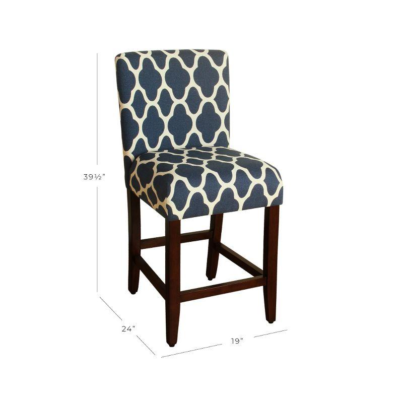 24" Upholstered Counter Height Barstool - HomePop