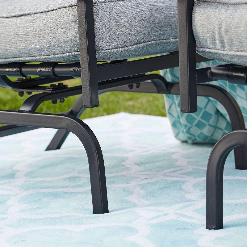 2pk Steel Patio Accent Chairs - Lokatse