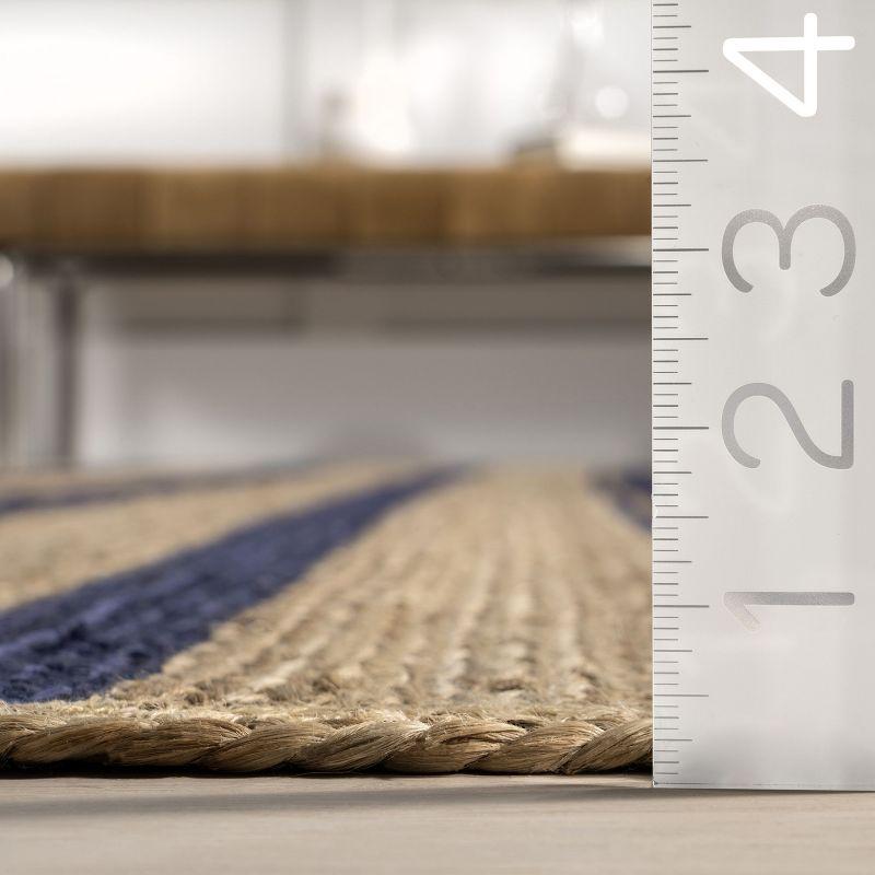 Lauren Liess x Rugs USA Calathea Striped Jute Area Rug