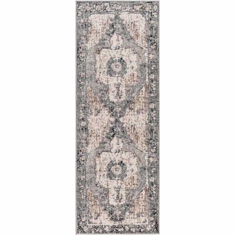 Hauteloom Runner Area Rug  Charcoal