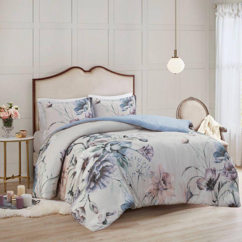 Cassandra 3 Piece Cotton Duvet Cover Set