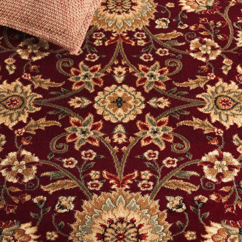Lyndhurst LNH212 Power Loomed Area Rug - Red/Ivory - 9'x12' - Safavieh