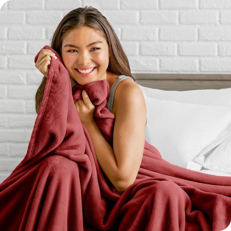 Bare Home Bare Home Microplush Fleece Blanket - Fuzzy, Warm, Bed/Throw Blanket