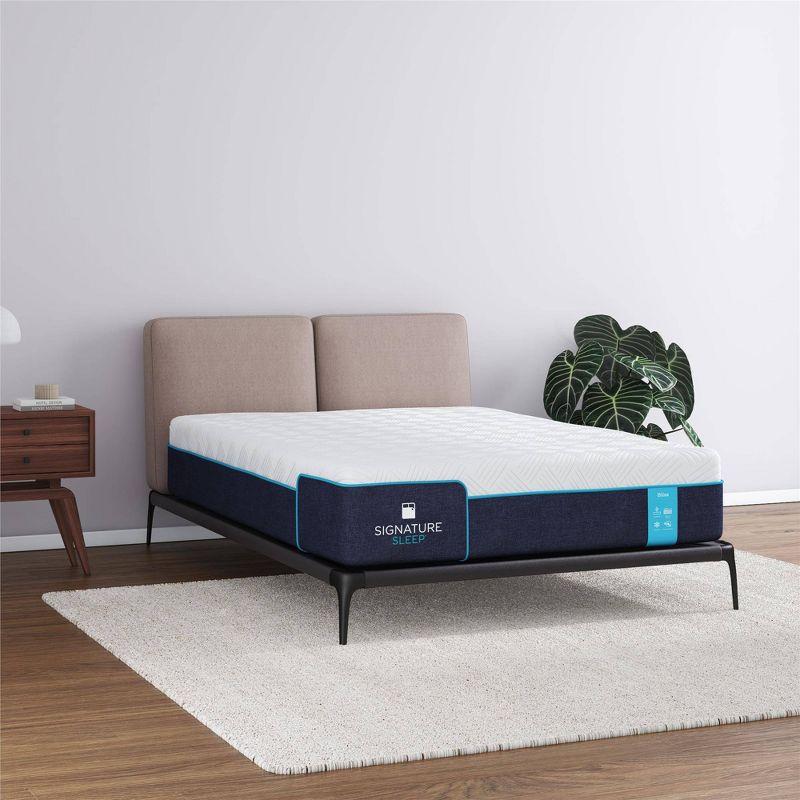 Signature Sleep Bliss 12" Charcoal Cool Gel Memory Foam Mattress Full: Medium Firm, CertiPUR-US, OEKO-TEX Certified