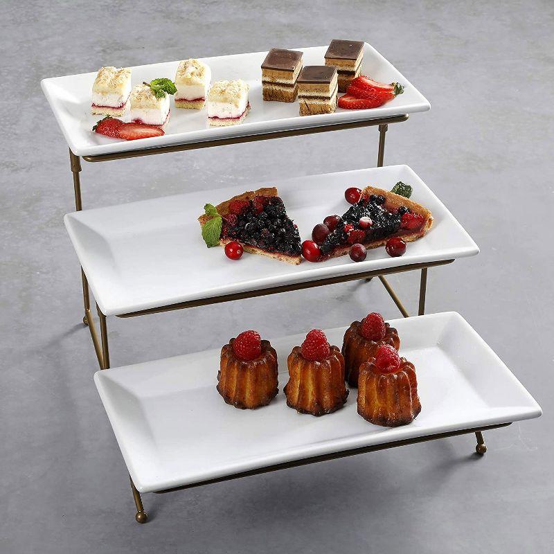 Gibson Metal 3 Specialty Serving (Set of 2)