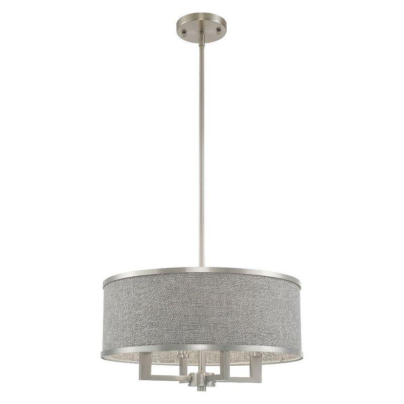 Livex Lighting Park Ridge 4 - Light Chandelier in  Brushed Nickel