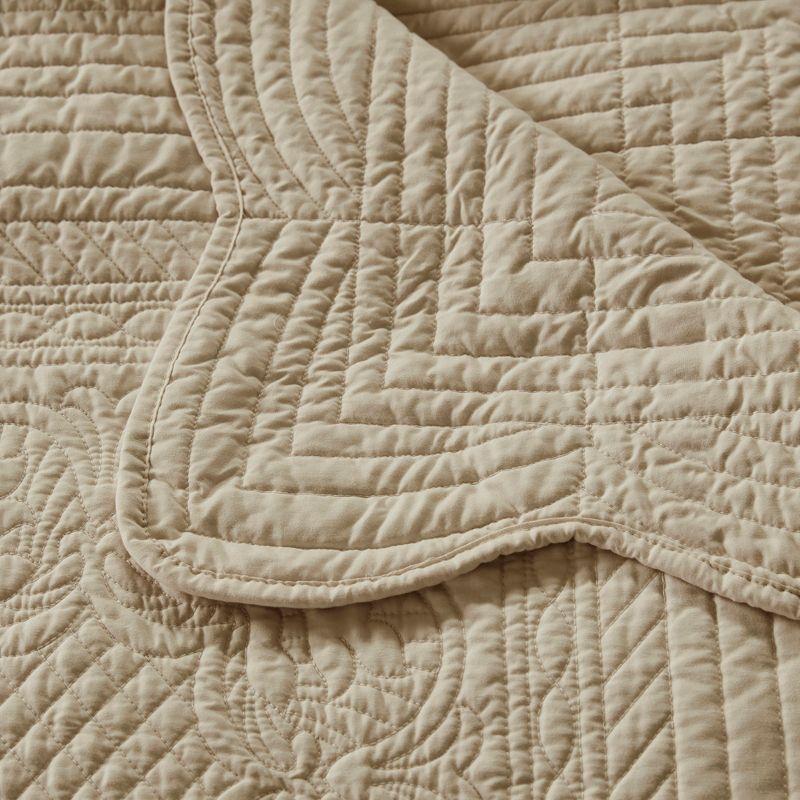 60"x72" Marino Quilted Throw Blanket with Scallop Edges