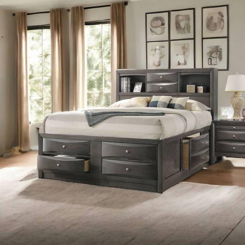 Wildon Home® Elyne Bookcase Storage Bed