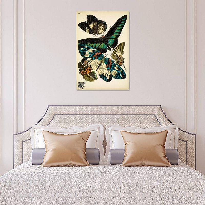 Papillons (Butterflies) X by E.A. Seguy Unframed Wall Canvas - iCanvas