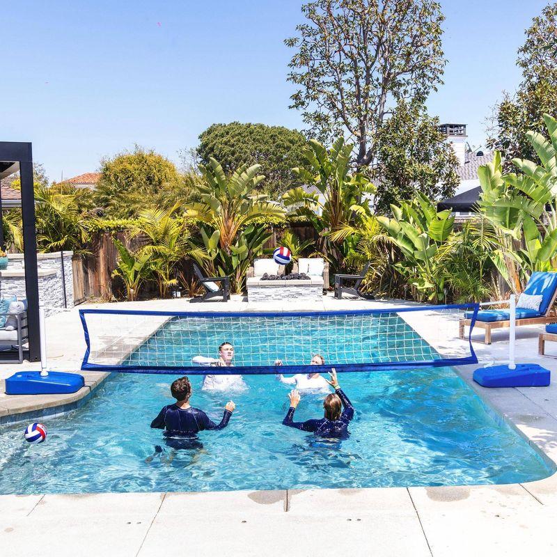 GoSports GoSports Splash Net Elite Pool Volleyball Game with Water Weighted Bases
