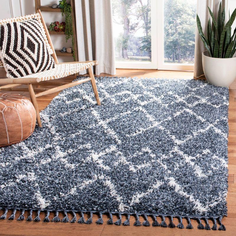 Pro Lux Shag PLX434 Power Loomed Area Rug  - Safavieh