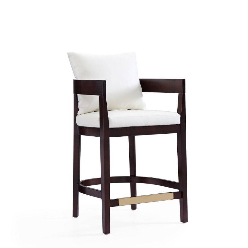 Ritz Beech Wood Counter Height Barstool - Manhattan Comfort