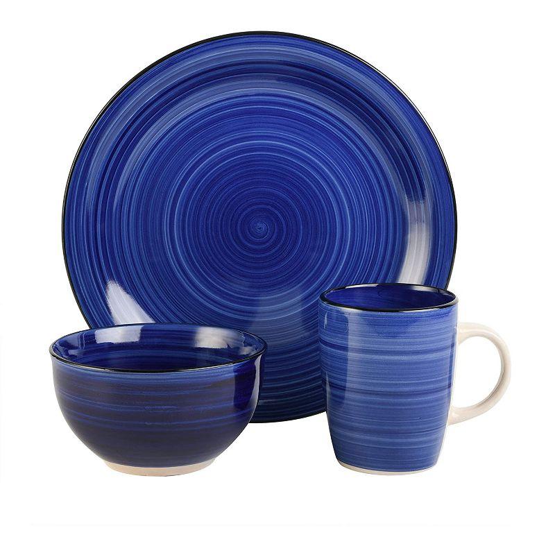 Gibson Home Color Vibes 12-Piece Dinnerware set - Assorted Colors