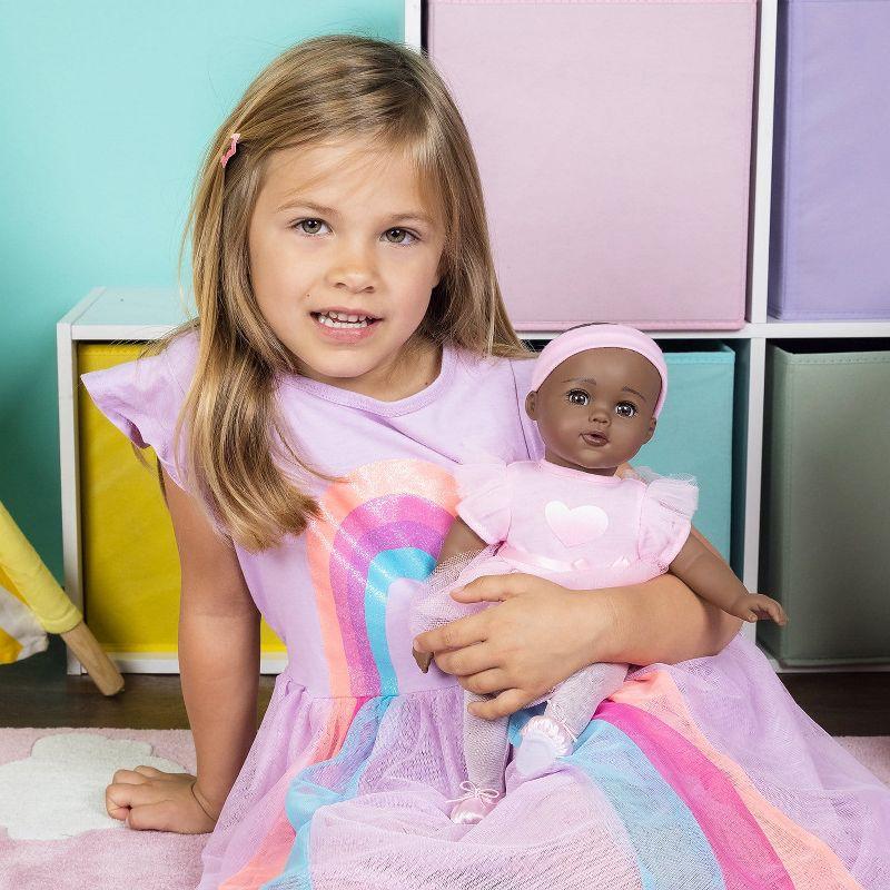 Adora Enchanting Baby Ballerina Collection, 13-inch Baby Doll Set with Pink Dress - Juliet